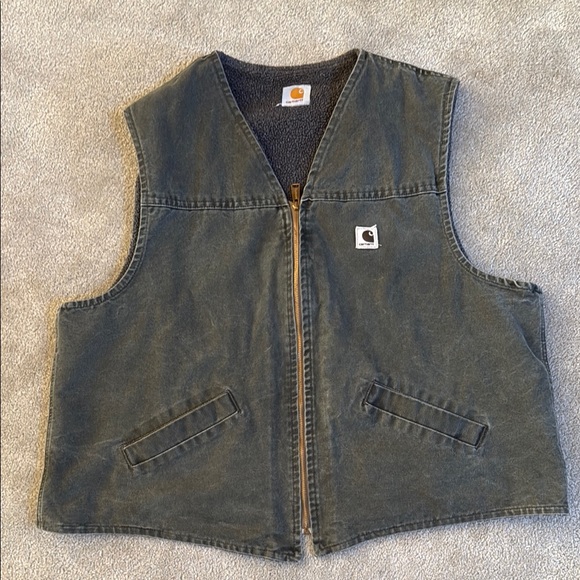 Carhartt Olive Green Vest - Picture 1 of 9